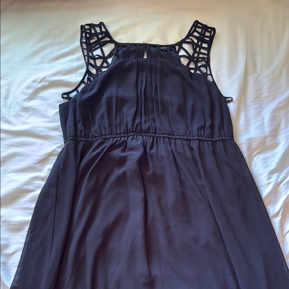 Torrid Black Sleeveless High-Low Dress